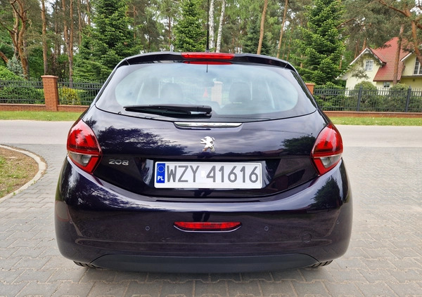 Peugeot 208 cena 28900 przebieg: 101000, rok produkcji 2016 z Łochów małe 326